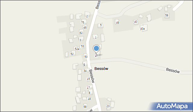 Bessów, Bessów, 47, mapa Bessów