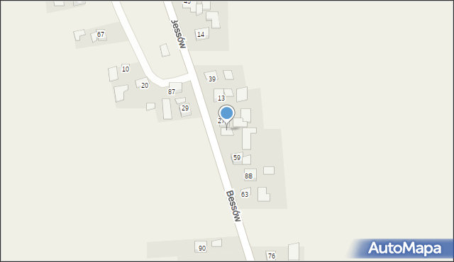 Bessów, Bessów, 70, mapa Bessów