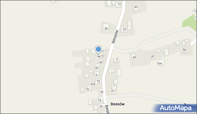 Bessów, Bessów, 75, mapa Bessów