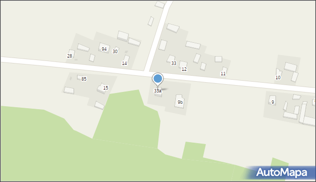 Beszyce Górne, Beszyce Górne, 33a, mapa Beszyce Górne