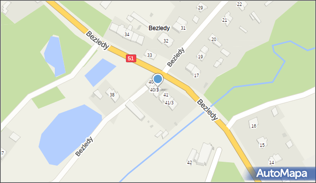 Bezledy, Bezledy, 40/4, mapa Bezledy