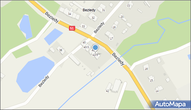 Bezledy, Bezledy, 41/3, mapa Bezledy