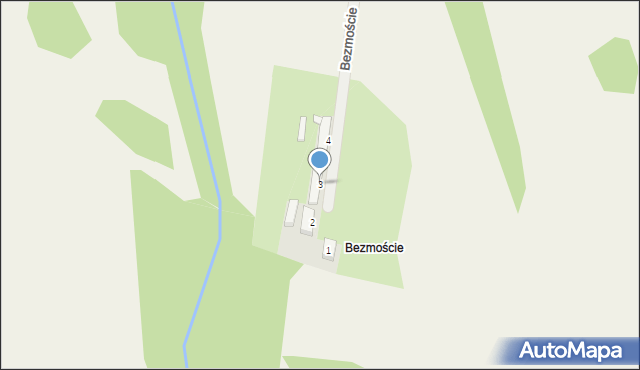 Bezmoście, Bezmoście, 3, mapa Bezmoście