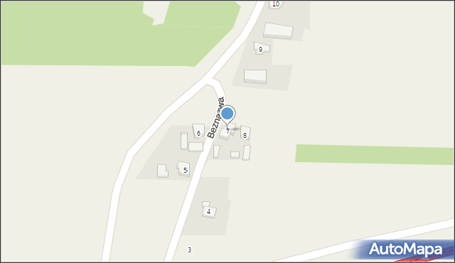 Beznazwa, Beznazwa, 7, mapa Beznazwa