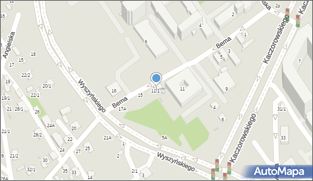 Białystok, Bema Józefa, gen., 11/1, mapa Białegostoku