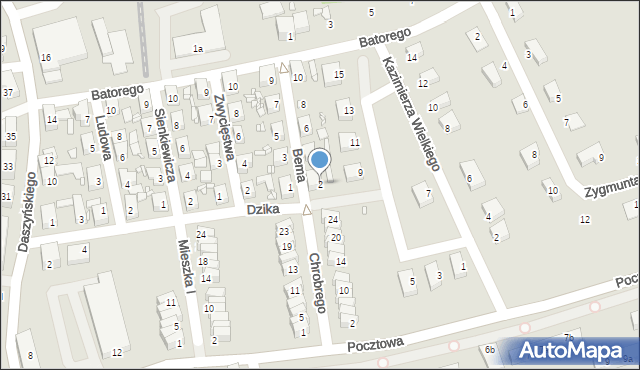 Bogatynia, Bema Józefa, gen., 2, mapa Bogatynia