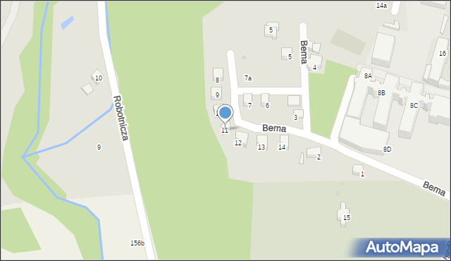 Bolków, Bema Józefa, gen., 11, mapa Bolków