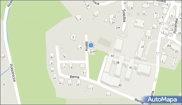 Bolków, Bema Józefa, gen., 4, mapa Bolków