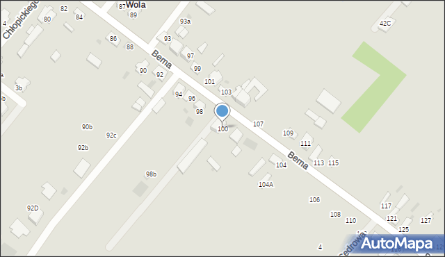 Ciechocinek, Bema Józefa, gen., 100, mapa Ciechocinek
