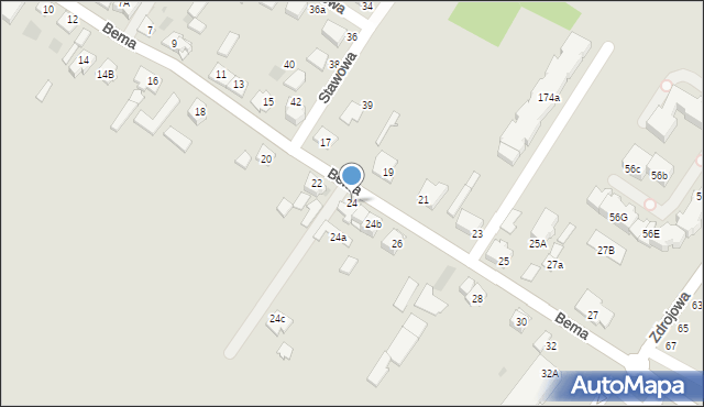 Ciechocinek, Bema Józefa, gen., 24, mapa Ciechocinek