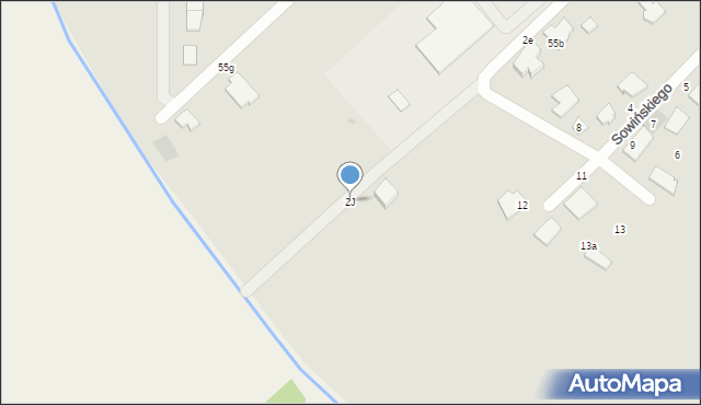 Ciechocinek, Bema Józefa, gen., 2J, mapa Ciechocinek