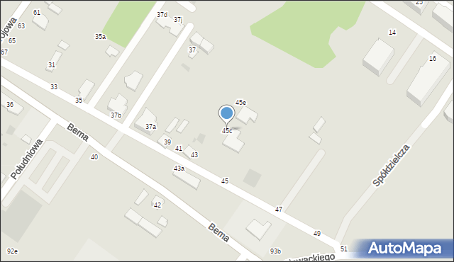 Ciechocinek, Bema Józefa, gen., 45c, mapa Ciechocinek