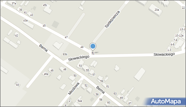 Ciechocinek, Bema Józefa, gen., 51, mapa Ciechocinek