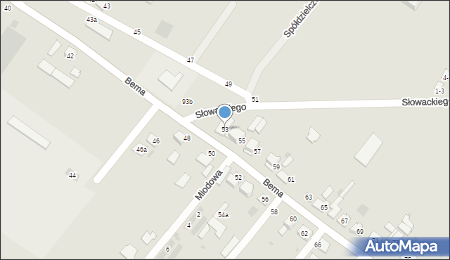 Ciechocinek, Bema Józefa, gen., 53, mapa Ciechocinek