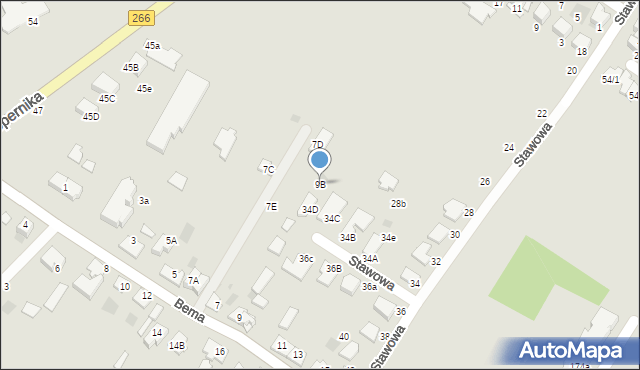 Ciechocinek, Bema Józefa, gen., 9B, mapa Ciechocinek