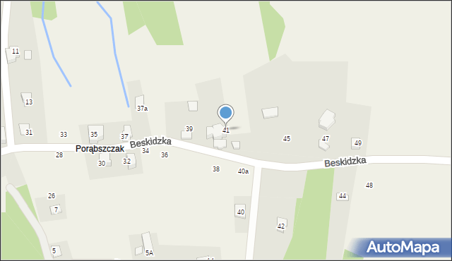 Czaniec, Beskidzka, 41, mapa Czaniec