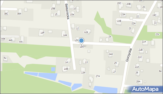 Czyżowice, Bełsznicka, 12C, mapa Czyżowice
