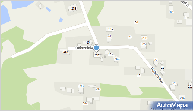 Czyżowice, Bełsznicka, 26B, mapa Czyżowice