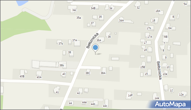 Czyżowice, Bełsznicka, 36c, mapa Czyżowice