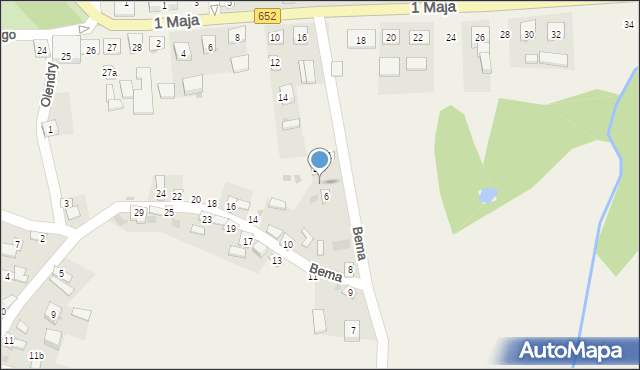 Filipów, Bema Józefa, gen., 4, mapa Filipów