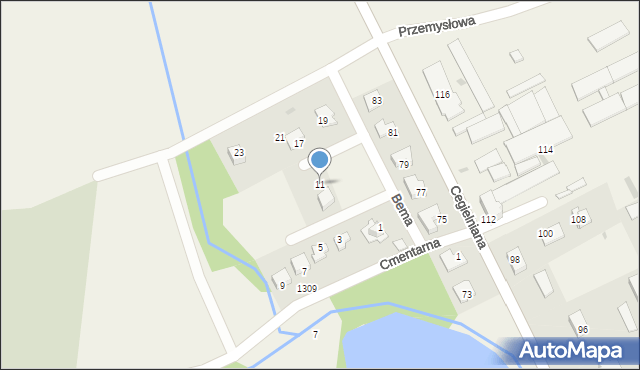 Gdów, Bema Józefa, gen., 11, mapa Gdów