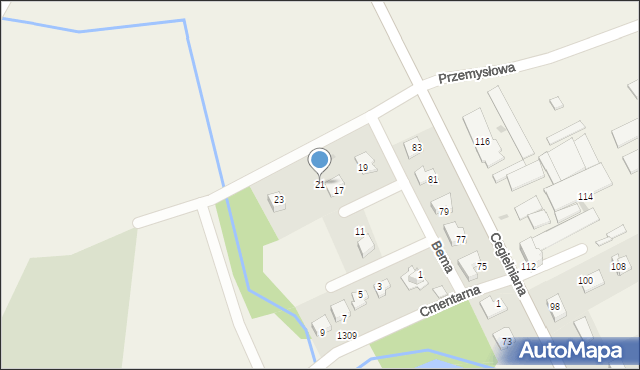 Gdów, Bema Józefa, gen., 21, mapa Gdów
