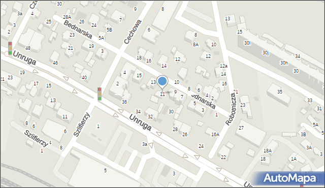 Gdynia, Bednarska, 11, mapa Gdyni