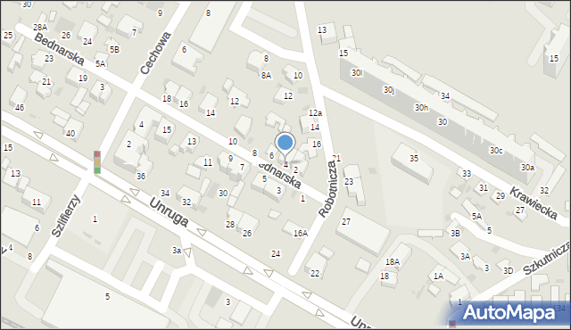 Gdynia, Bednarska, 4, mapa Gdyni