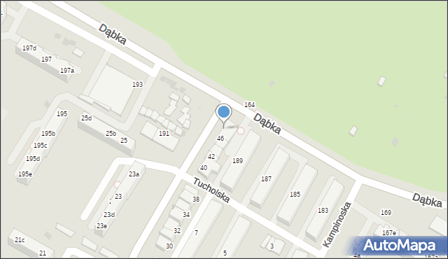 Gdynia, Benisławskiego, 48, mapa Gdyni