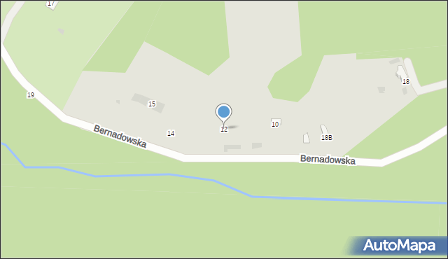 Gdynia, Bernadowska, 12, mapa Gdyni