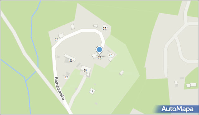 Gdynia, Bernadowska, 29, mapa Gdyni