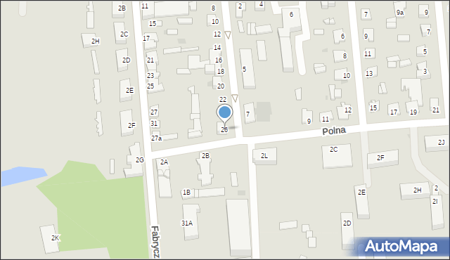 Glinojeck, Bema Józefa, gen., 26, mapa Glinojeck
