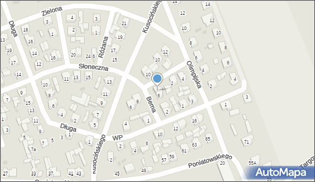 Golina, Bema Józefa, gen., 8, mapa Golina