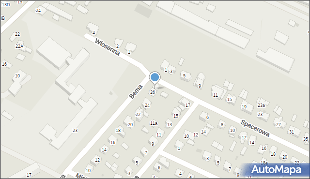 Gostynin, Bema Józefa, gen., 28, mapa Gostynin