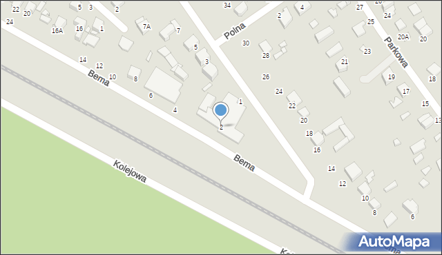 Halinów, Bema Józefa, gen., 2, mapa Halinów