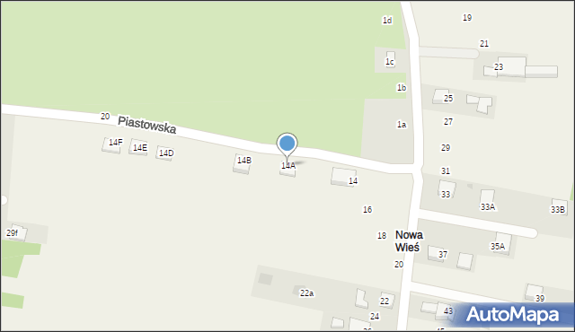 Jadowniki, Bernackiego Karola, 14A, mapa Jadowniki