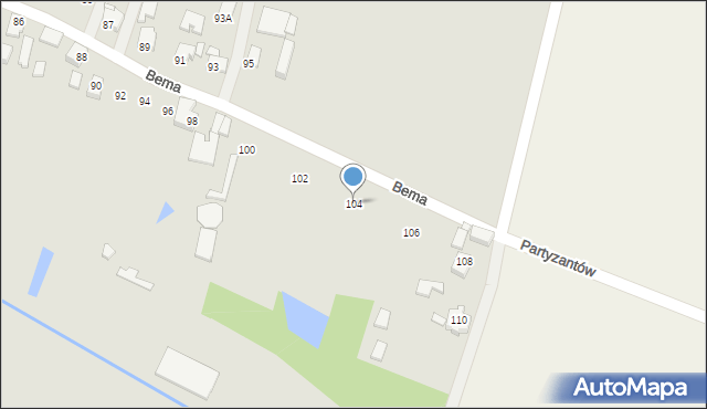 Jastrzębie-Zdrój, Bema Józefa, gen., 104, mapa Jastrzębie-Zdrój