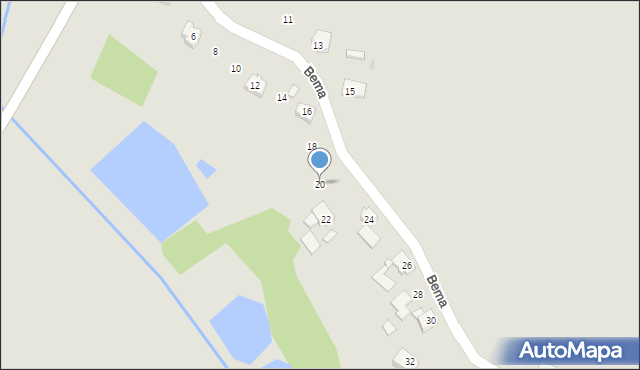Jastrzębie-Zdrój, Bema Józefa, gen., 20, mapa Jastrzębie-Zdrój