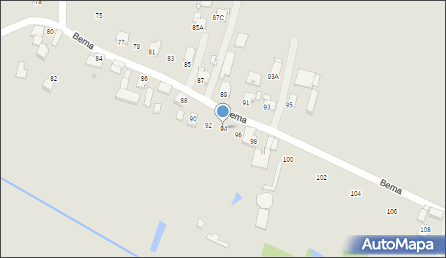 Jastrzębie-Zdrój, Bema Józefa, gen., 94, mapa Jastrzębie-Zdrój