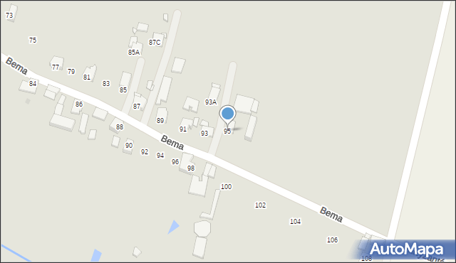 Jastrzębie-Zdrój, Bema Józefa, gen., 95, mapa Jastrzębie-Zdrój