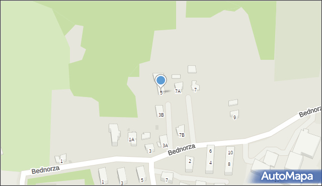 Jastrzębie-Zdrój, Bednorza Herberta, ks. bp., 5, mapa Jastrzębie-Zdrój