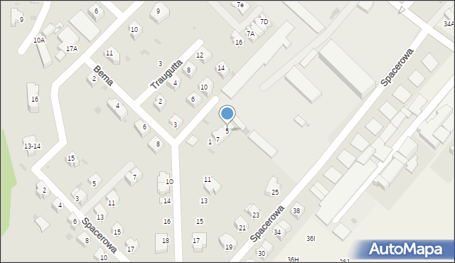 Jawor, Bema Józefa, gen., 5, mapa Jawor