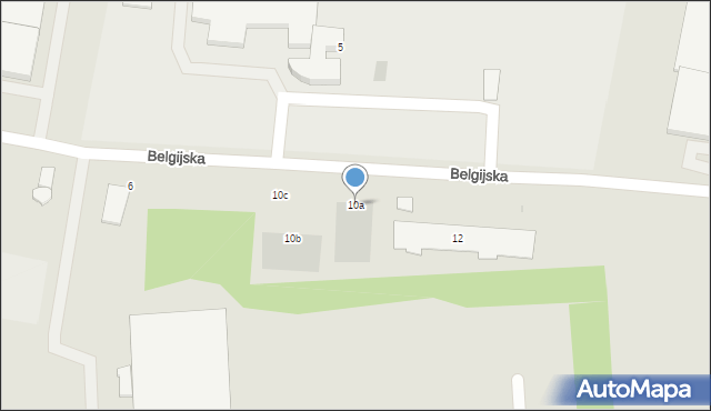 Jelcz-Laskowice, Belgijska, 10a, mapa Jelcz-Laskowice
