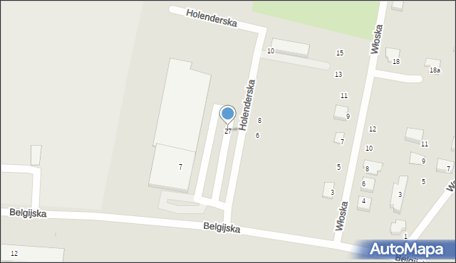 Jelcz-Laskowice, Belgijska, 27, mapa Jelcz-Laskowice