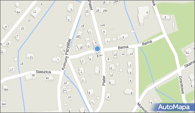 Karpacz, Bema Józefa, gen., 6, mapa Karpacz