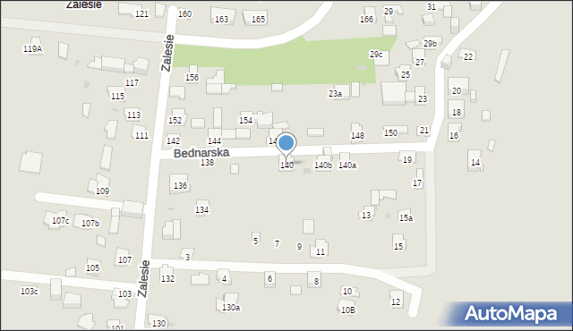 Kielce, Bednarska, 8, mapa Kielc