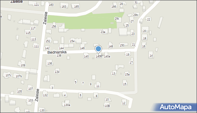 Kielce, Bednarska, 10, mapa Kielc