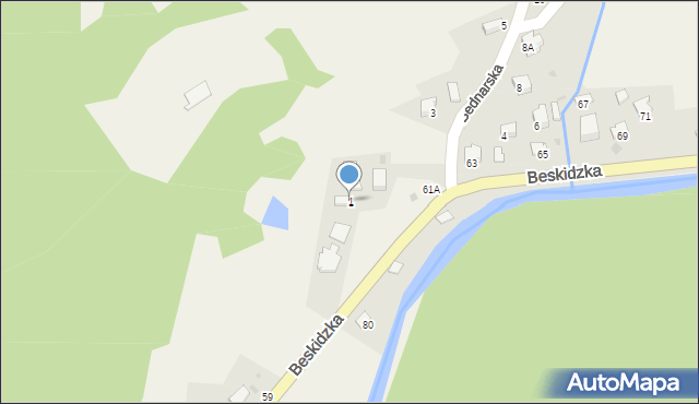 Kocierz Moszczanicki, Bednarska, 1, mapa Kocierz Moszczanicki