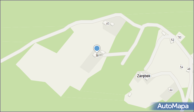 Kocierz Moszczanicki, Bednarska, 38, mapa Kocierz Moszczanicki