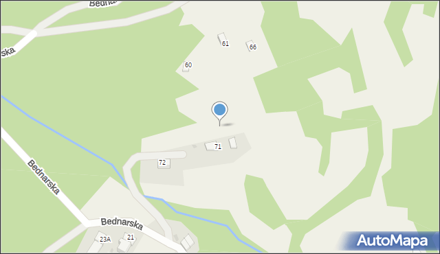 Kocierz Moszczanicki, Bednarska, 69, mapa Kocierz Moszczanicki